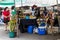 Legaspi village Sunday market scenery at Makati city, Metro Manila, Philippines, Feb 14, 2021