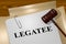 Legatee - legal concept