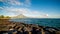 Legazpi City, Luzon, Philippines - Mount Mayon volcano looms over the city as daily life goes on.