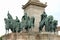 Legendary Chieftains of Hungarians, at the Millennium Monument, Budapest, Hungary