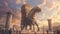 Legendary Deception: Trojan Horse Before Ancient Troy\\\'s Mighty Gates