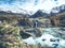 Legendary Fairy Pools at Glenbrittle at the foot of the Black Cuillin Mountains