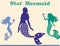 Legendary mermaid-Mermaid bundle- Mermaid silhouette