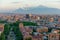 Legendary mount Ararat and Yerevan