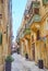 Legendary Strait street of Valletta, Malta