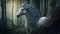 The Legendary Unicorn of the Enchanted Forest. Generative AI