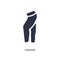leggins icon on white background. Simple element illustration from clothes concept