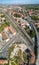 Leghorn, Italy. Aerial view of Fonte del Corallo, old thermal spring