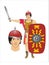 LEGIONARY IS ROMAN SOLDIER - GLADIATOR was an armed combatant