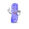 Legionella cartoon in character speaking on phone