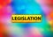 Legislation Abstract Colorful Background Bokeh Design Illustration