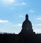 Legislative Building Edmonton, Alberta Against A Blue Sky