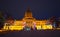 Legislative Building Edmonton, Alberta With Christmas Lights