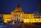 Legislative Building Edmonton, Alberta With Christmas Lights