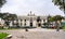 The Legislative Palace of Peru with a statue of Simon Bolivar in Lima