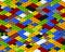 Lego background isometric