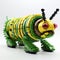 Lego Caterpillar 1: Bold Manga-inspired 3d Plastic Toy With Uhd Image