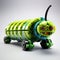 Lego Caterpillar 2 Hm: Surrealistic And Manga-inspired 3d Plastic Art