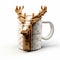 Lego Deer Mug: 3d Engraved Conceptual Installations In Low Resolution