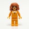 Lego Female Character Portrait With Gritty Hollywood Glamour