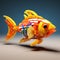 Lego Fish: Playfully Conceptual Digital Art In Felipe Pantone Style