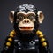 Lego Gorilla Ape Army In Vray Tracing Style