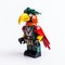 Lego Pirate Parrot On White Background