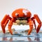 Lego Toy Crab: Detailed 3d Design In Playful Bugcore Style