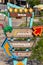 Legoland Dubai Water Park and other Theme Park Resort and Bollywood Parks Dubai, Motiongate directional signs for children  with a