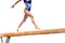 legs female gymnast exercise balance beam gymnastics