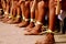Legs of the Naga kid during the Hornbill festival