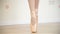 Legs of young ballerina.