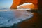 Legzira stone arches, Atlantic Ocean, Morocco