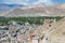 Leh City view from Namgyal Tsemo Monastery Namgyal Tsemo Gompa in Leh, Ladakh, India