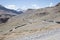 Leh, Jammu and Kashmir/India â€“ july 25: truk caravan going back to another city for load after road open. in summer only