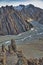 Leh ladakh, Beautiful landscape, Sunset scene over Stok Kangri Mountains