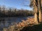 Lehigh river near Easton Pennsylvania in late Fall