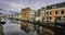 Leiden, the Netherlands, historic city, medieval canals, students for university, it breathes a modern flow with many young people