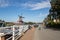 Leidschendam,Netheerlands,September-22-2019: People cylcing on sunny day. Dutch love cycling to their work or supermarket which