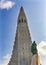 Leif Eriksson Statue Hallgrimskirkja Church Reykjavik Iceland