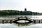 Leifeng Pagoda is a five stories tall tower with eight sides, located on Sunset Hill south of the West Lake in Hangzhou, China.