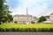 Leinster House and The Duke`s Lawn at Merion Square, Dublin