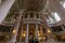 Leipzig Germany - May 3 2019: Interior of the Nikolaikirche Evangelical Church in Leipzig where peace demonstration that led to