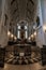 Leipzig Germany - May 3 2019: Interior of the Nikolaikirche Evangelical Church in Leipzig where peace demonstrations that led to