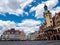 Leipzig town hall with market square