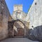 The Leiria Castle Keep seen from the ruins of the Nossa Senhora da Pena Church