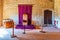 LEIRIA, PORTUGAL, MAY 27, 2019: Interior of the castle in Leiria, Portugal