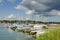 Leisure boats in marina ArkÃ¶sund