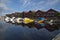 Leisure boats on the quay