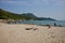 Leisure holiday at beach in Lamma Island Hong Kong